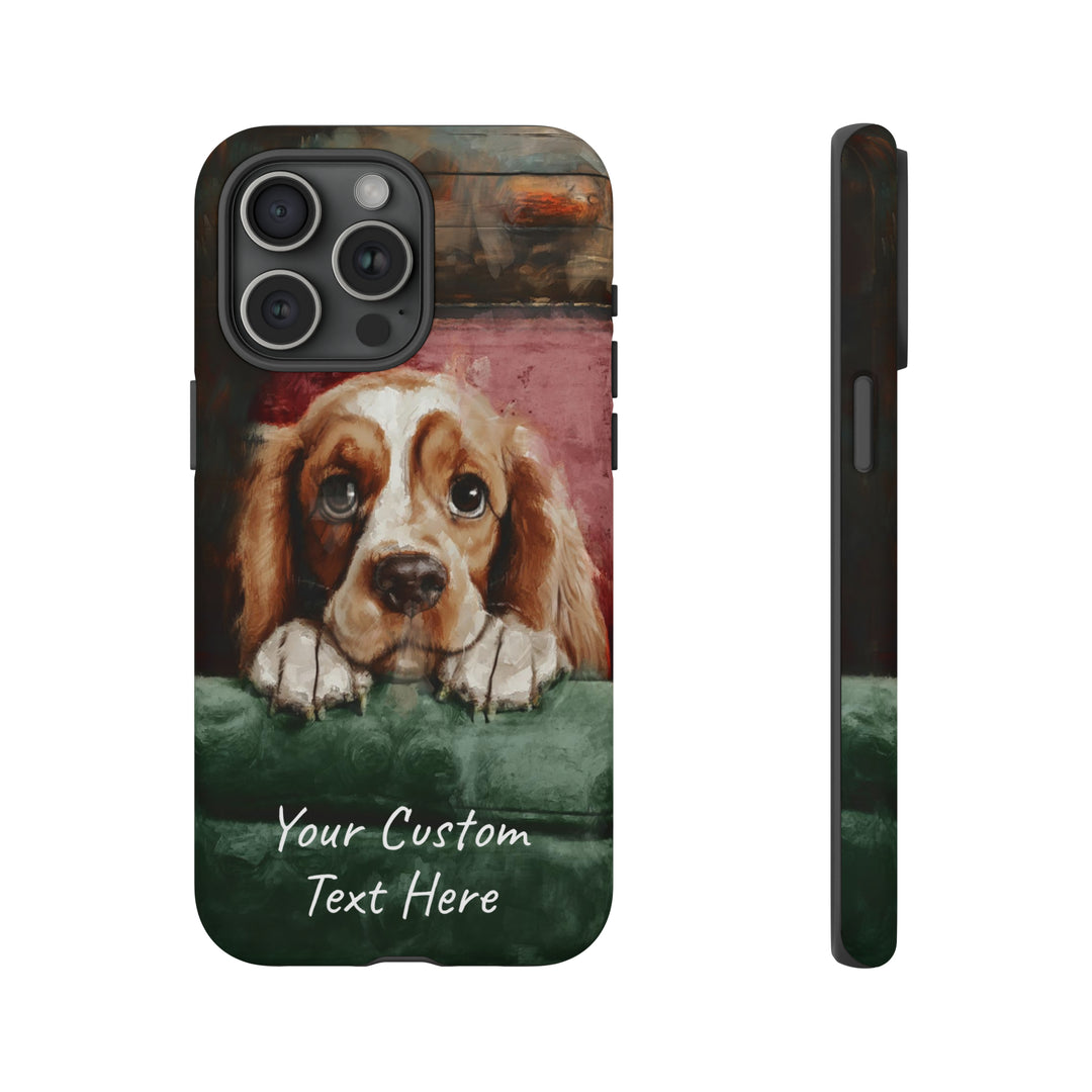 Personalize this Cute IPhone Case | Cocker Spaniel iPhone Case, iPhone 15 Case | iPhone 15 Case, Iphone 14 Case, Iphone 14 Pro Max Case - Studio40ParkLane