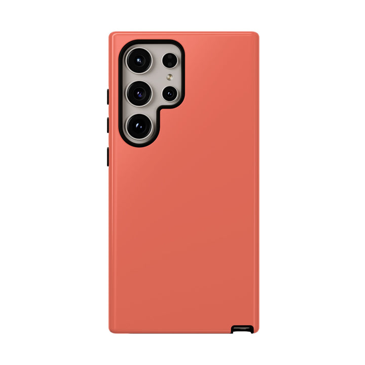 Premium Tough Coral Pink Orange Gift for Her Cute Phone Cases for Samsung S25 S24, S23, S22, S21, Iphone, 16, 15, 14, 13 Pro Max Ultra - Studio40ParkLane