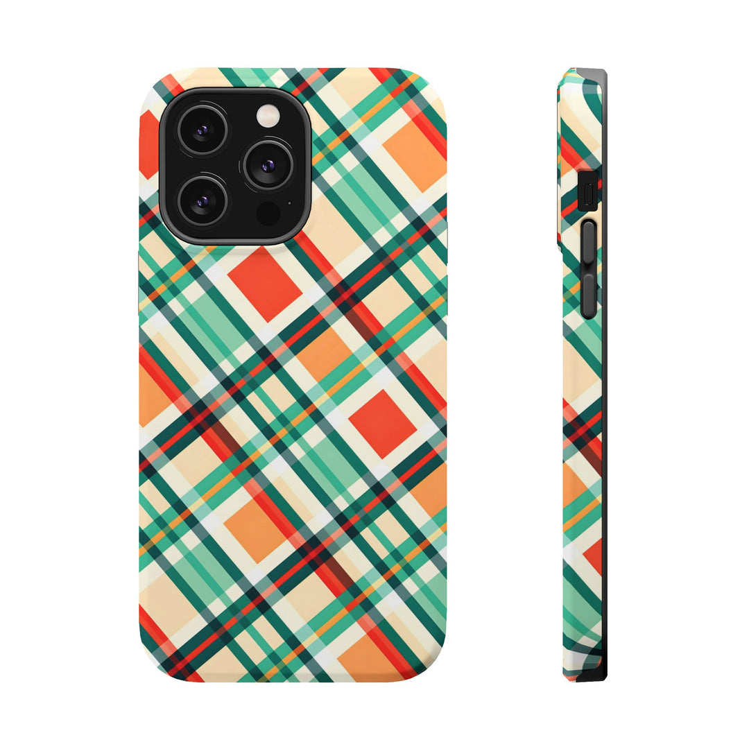 Checkered Plaid Magsafe Gift for Her Cute Phone Case for Iphone, | iPhone 16 | iPhone 15 Pro Max, Iphone 14 Pro Max, 13 12 11 10 9 8 7 - Studio40ParkLane