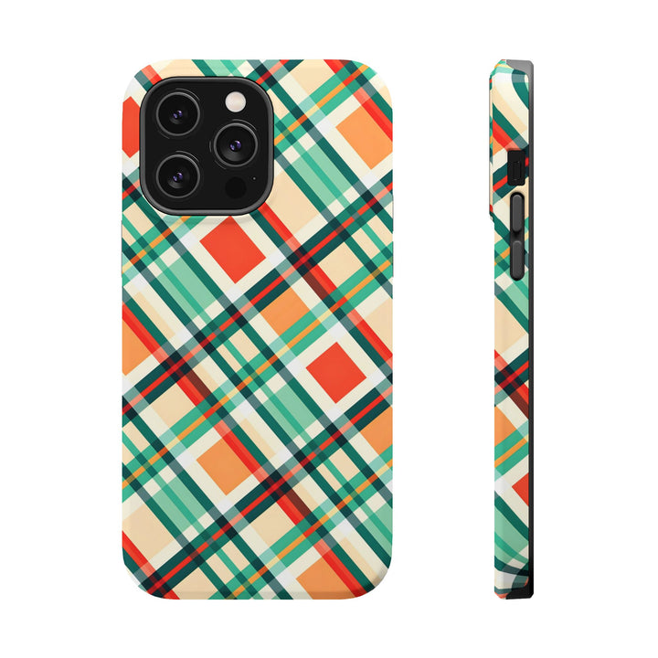 Checkered Plaid Magsafe Gift for Her Cute Phone Case for Iphone, | iPhone 16 | iPhone 15 Pro Max, Iphone 14 Pro Max, 13 12 11 10 9 8 7 - Studio40ParkLane