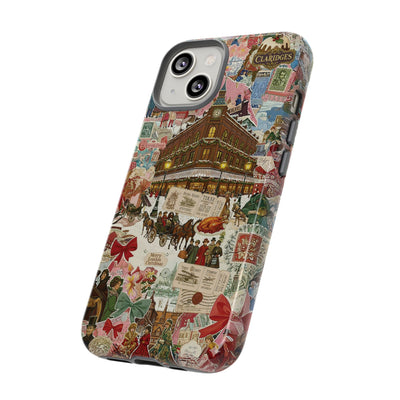 Aesthetic Tough London Coquette Collage Premium Phone Case - For iPhone 17 Pro Max iPhone 16 Pro iPhone 15 Iphone 14 Plus 13 Pro 12 11 10 XR - Studio40ParkLane