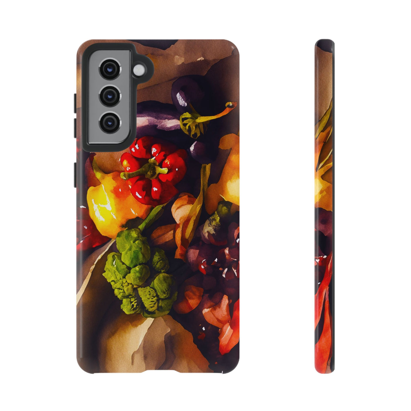 Impact Resistant, Fall Farm Vegetables, Cute Phone Cases for Samsung S24, S23, S22, S21, IPhone 15 pro Iphone 14 pro Iphone 13 IPhone 12 Iphone 11