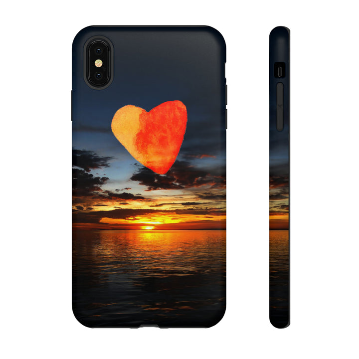 Cute IPhone Case | Rising Heart Love Sunset, iPhone 15 Case | iPhone 15 Pro Case, Iphone 14 Case, Iphone 14 Pro Max Case - Studio40ParkLane