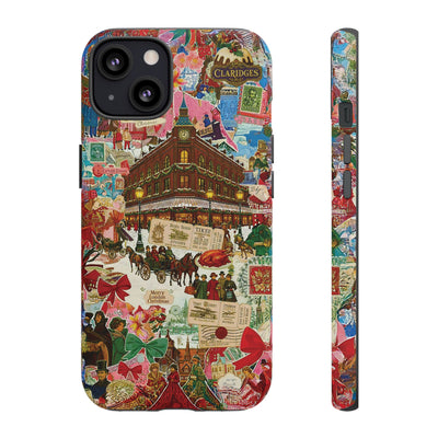 Aesthetic Tough London Coquette Collage Premium Phone Case - For iPhone 17 Pro Max iPhone 16 Pro iPhone 15 Iphone 14 Plus 13 Pro 12 11 10 XR - Studio40ParkLane