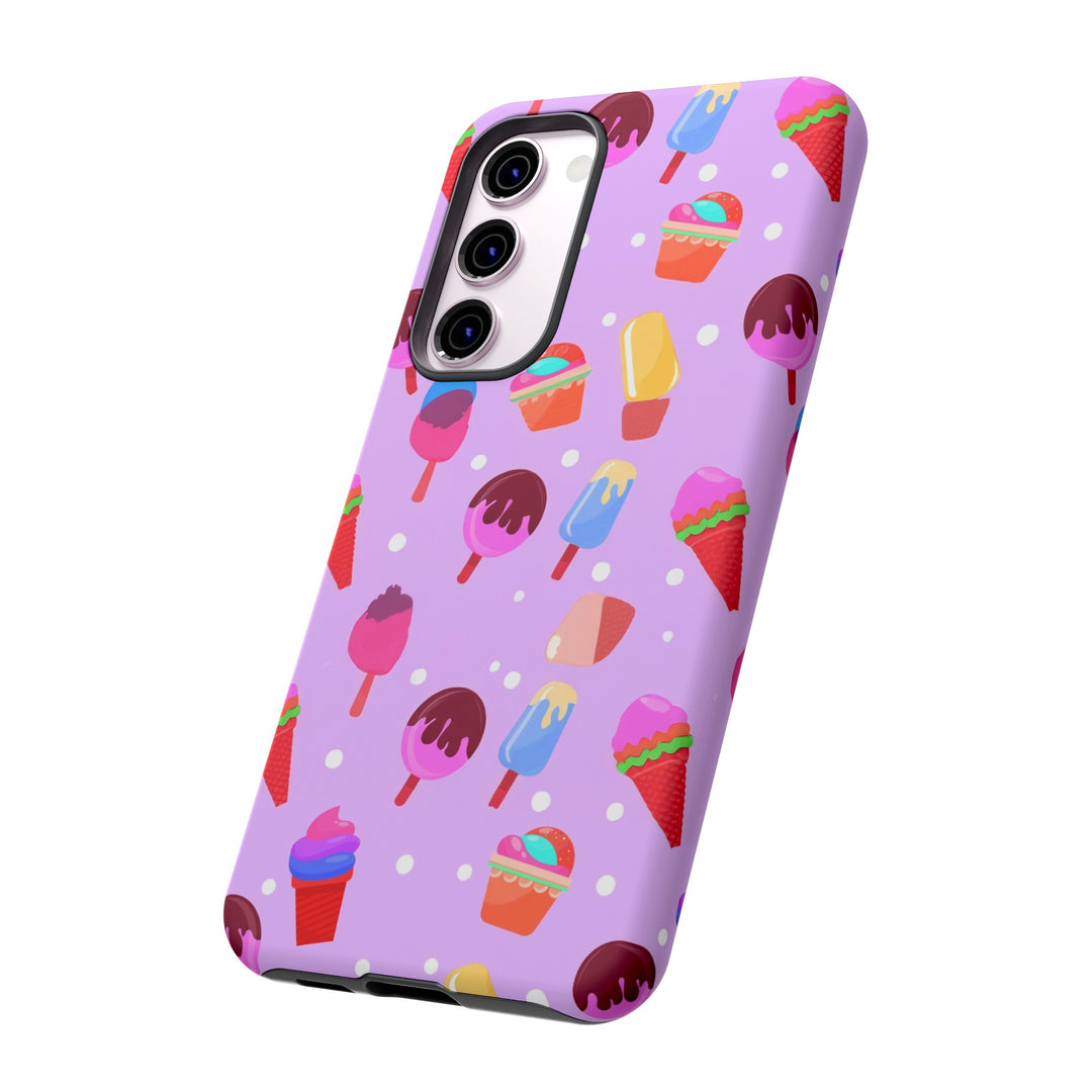Cute Samsung Case | Cool Iphone Case | Summer Pink Ice - Cream, Samsung S24, S23, S22, S21, IPhone 15 Case | Iphone 14 Case, Iphone 13 Case - Studio40ParkLane