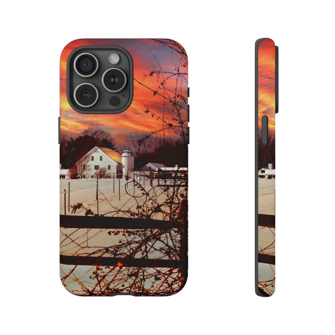 Cool Phone Case | Winter Sunset, For iPhone 15 Case | iPhone 15 Pro Case, Iphone 14 Case, Iphone 14 Pro Max Case, Protective Iphone Case - Studio40ParkLane