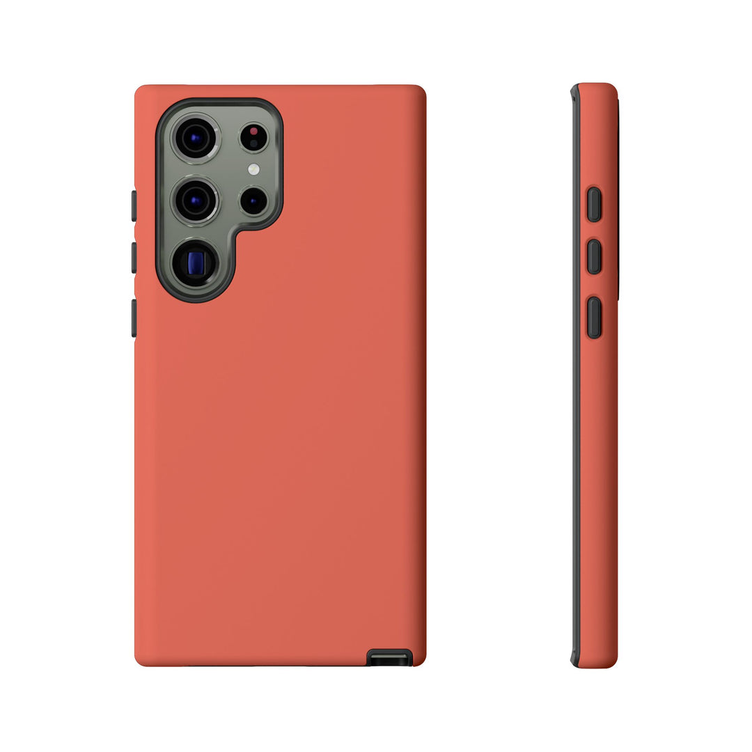 Premium Tough Coral Pink Orange Gift for Her Cute Phone Cases for Samsung S25 S24, S23, S22, S21, Iphone, 16, 15, 14, 13 Pro Max Ultra - Studio40ParkLane