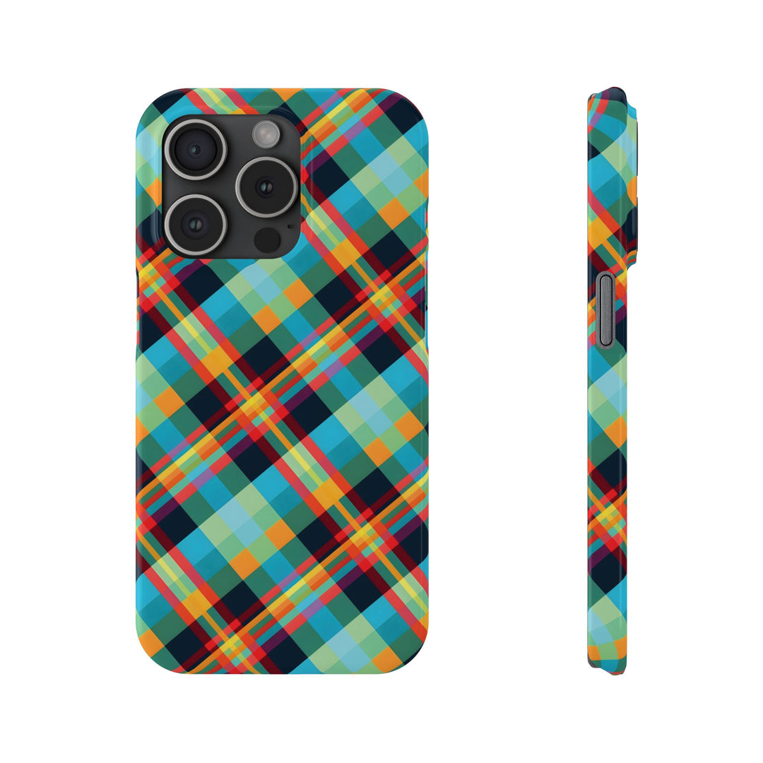 Slim Checkered Plaid Gift for Her Cute Phone Cases for Iphone 16 Pro Max | iPhone 15 Case | iPhone 15 Pro Max Case, Iphone 14, 13, 12, 11, 10, 8, 7 - Studio40ParkLane