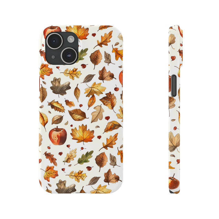 Slim Fall Autumn Leaves Gift for Her Cute Phone Cases for Iphone 16 | iPhone 15 Case | iPhone 15 Pro Max Case, Iphone 14, Iphone 14 Pro Max, Iphone 13, Slim - Studio40ParkLane