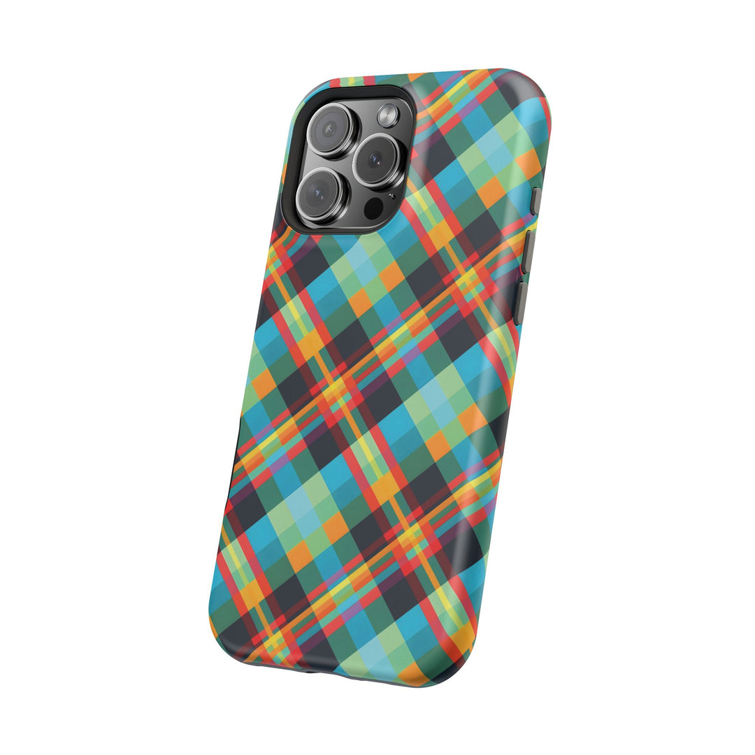 Checkered Plaid Magsafe Gift for Her Cute Phone Case for Iphone, | iPhone 16 | iPhone 15 Pro Max, Iphone 14 Pro Max, 13 12 11 10 9 8 7 - Studio40ParkLane