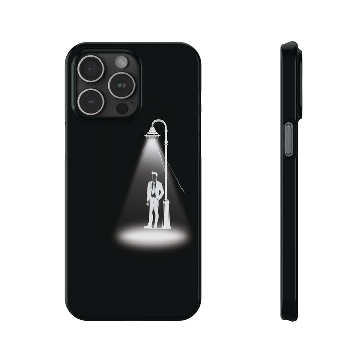 Slim Mystery Man Spotlight Gift for Her Cute Phone Cases for Iphone 16 Pro Max | iPhone 15 Case | iPhone 15 Pro Max Case, Iphone 14, 13, 12, 11, 10, 8, 7 - Studio40ParkLane