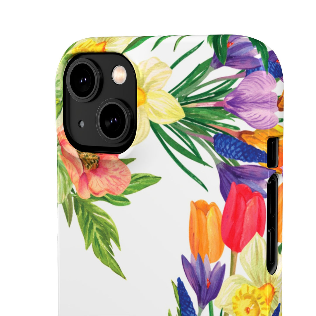 Sleek Snap Spring Summer Flowers Cute Phone Case for iPhone 16 15 14 13 12 11 X Xs Max Xr Pro Plus Samsung Galaxy S24 S23 S22 S21 S20 Ultra