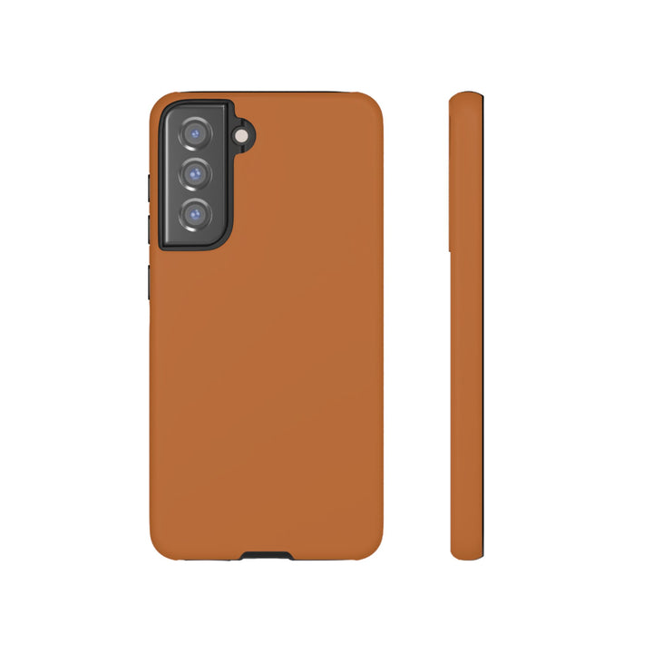Premium Tough Rusty Brown Orange Gift for Her Cute Phone Cases for Samsung S25 S24, S23, S22, S21, Iphone, 16, 15, 14, 13 Pro Max Ultra - Studio40ParkLane