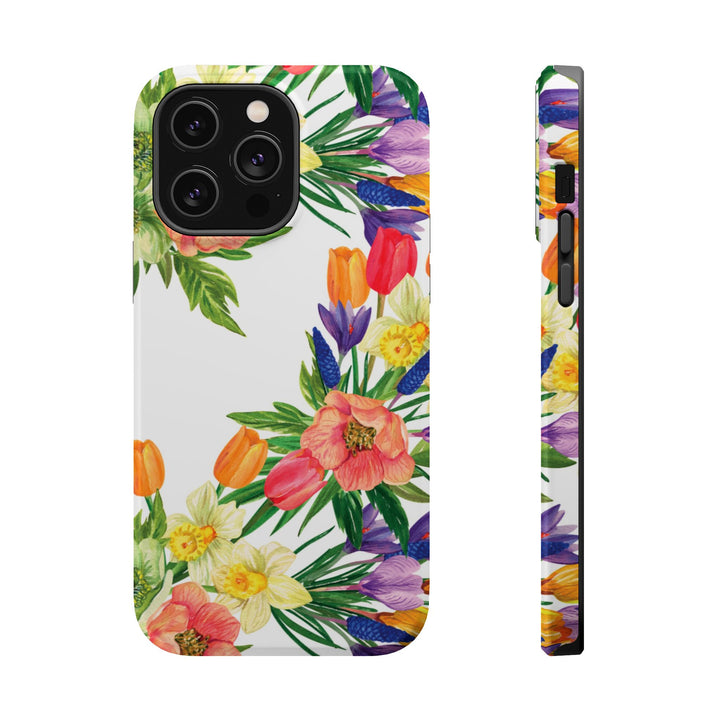 Spring Flowers Magsafe Cute Phone Case for Iphone Gift for Her, iPhone 16 Case iPhone 15 Pro Max Case, Iphone 14, Iphone 14 Pro Max, 13, 12 - Studio40ParkLane