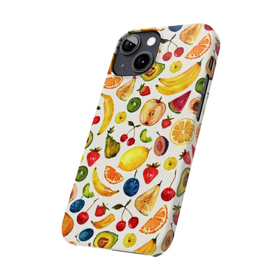 Fruit Mix Display Slim Cute Phone Cases for Iphone  | iPhone 15 Case | iPhone 15 Pro Max Case, Iphone 14, Iphone 14 Pro Max, Iphone 13