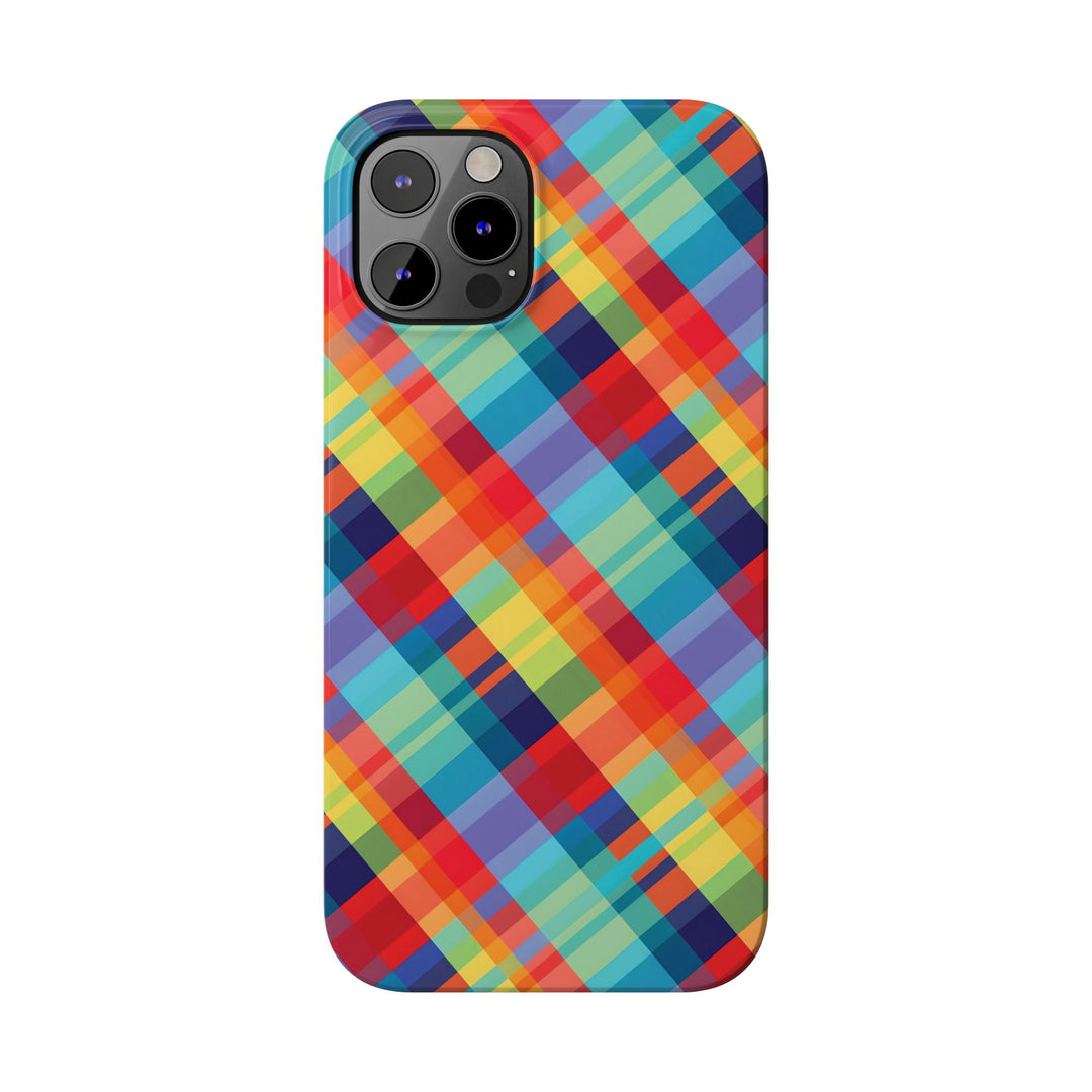 Slim Checkered Plaid Gift for Her Cute Phone Cases for Iphone 16 Pro Max | iPhone 15 Case | iPhone 15 Pro Max Case, Iphone 14, 13, 12, 11, 10, 8, 7 - Studio40ParkLane