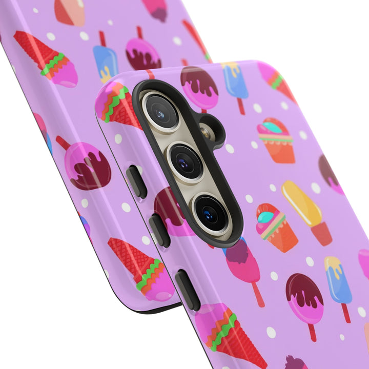 Cute Samsung Case | Cool Iphone Case | Summer Pink Ice - Cream, Samsung S24, S23, S22, S21, IPhone 15 Case | Iphone 14 Case, Iphone 13 Case - Studio40ParkLane