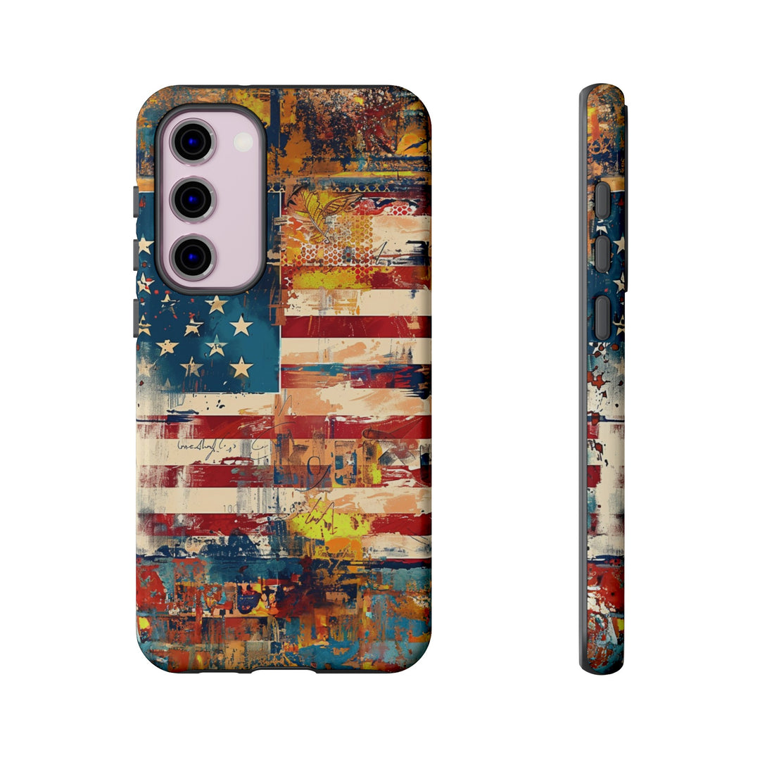 Impact Resistant, American Flag, Cute Phone Cases for Samsung S24, S23, S22, S21, IPhone 15 pro Iphone 14 pro Iphone 13 IPhone 12 Iphone 11 - Studio40ParkLane