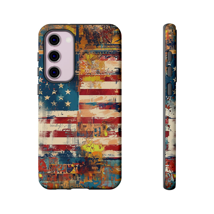 Impact Resistant, American Flag, Cute Phone Cases for Samsung S24, S23, S22, S21, IPhone 15 pro Iphone 14 pro Iphone 13 IPhone 12 Iphone 11 - Studio40ParkLane