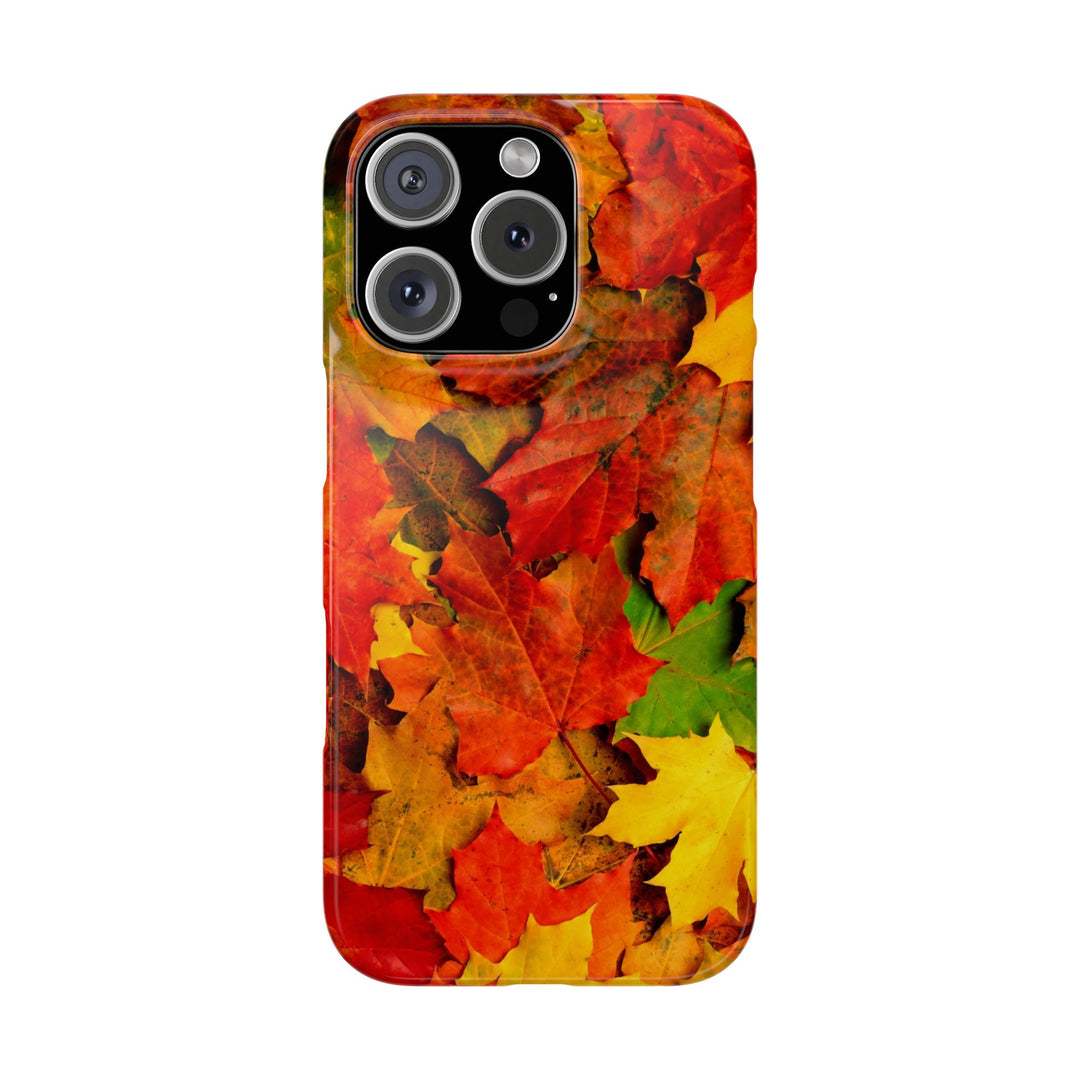 Slim Fall Leaves Slim Cute Phone Cases for Iphone | iPhone 15 Case | iPhone 15 Pro Max Case, Iphone 14, Iphone 14 Pro Max, Iphone 13 - Studio40ParkLane