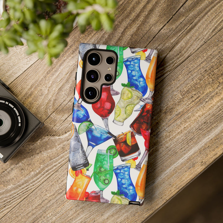 Cute Samsung Case | Cool Iphone Case | Summer Fruit Cocktail, Samsung S24, S23, S22, S21, IPhone 15 Case | Iphone 14 Case, Iphone 13 Case - Studio40ParkLane
