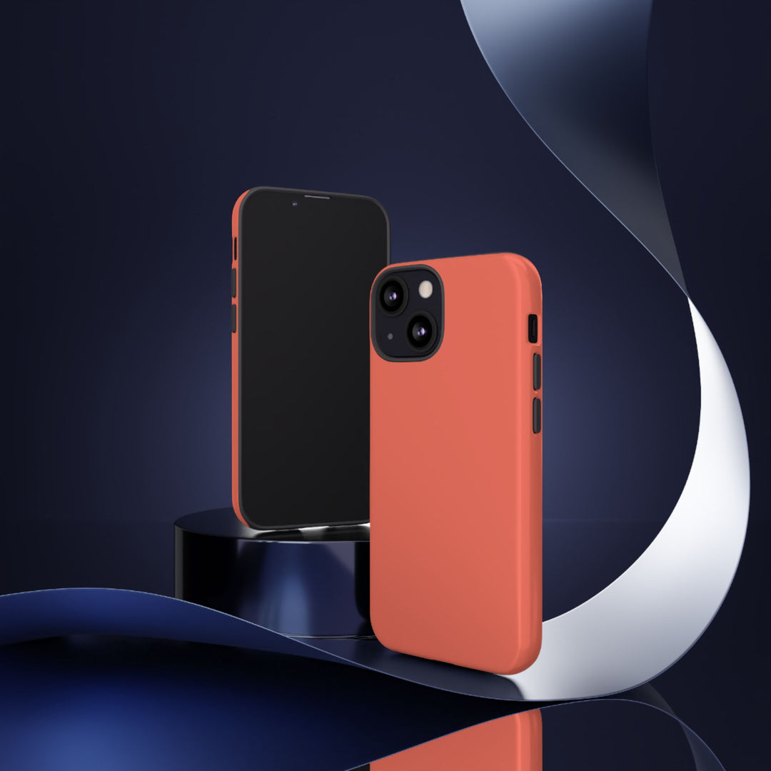 Premium Tough Coral Pink Orange Gift for Her Cute Phone Cases for Samsung S25 S24, S23, S22, S21, Iphone, 16, 15, 14, 13 Pro Max Ultra - Studio40ParkLane