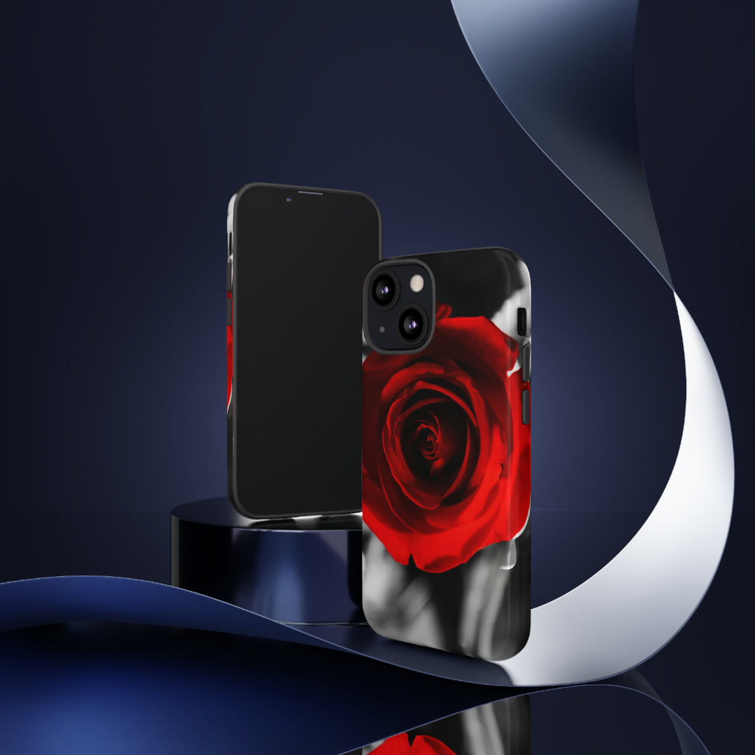 Cute IPhone Case | iPhone 15 Case | iPhone 15 Pro Max Case, Iphone 14 Case, Iphone 14 Pro Max Case IPhone Case for Art Lovers - Red Rose - Studio40ParkLane