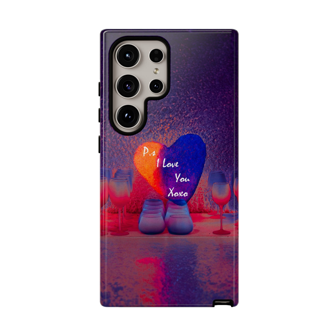 Cute Samsung Case | Cool Iphone Case | PS I love You - Heart, Samsung S24, S23, S22, S21, IPhone 15 Case | Iphone 14 Case, Iphone 13 Case - Studio40ParkLane