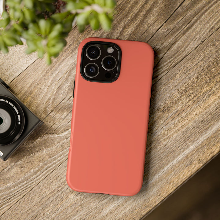 Premium Tough Coral Pink Orange Gift for Her Cute Phone Cases for Samsung S25 S24, S23, S22, S21, Iphone, 16, 15, 14, 13 Pro Max Ultra - Studio40ParkLane