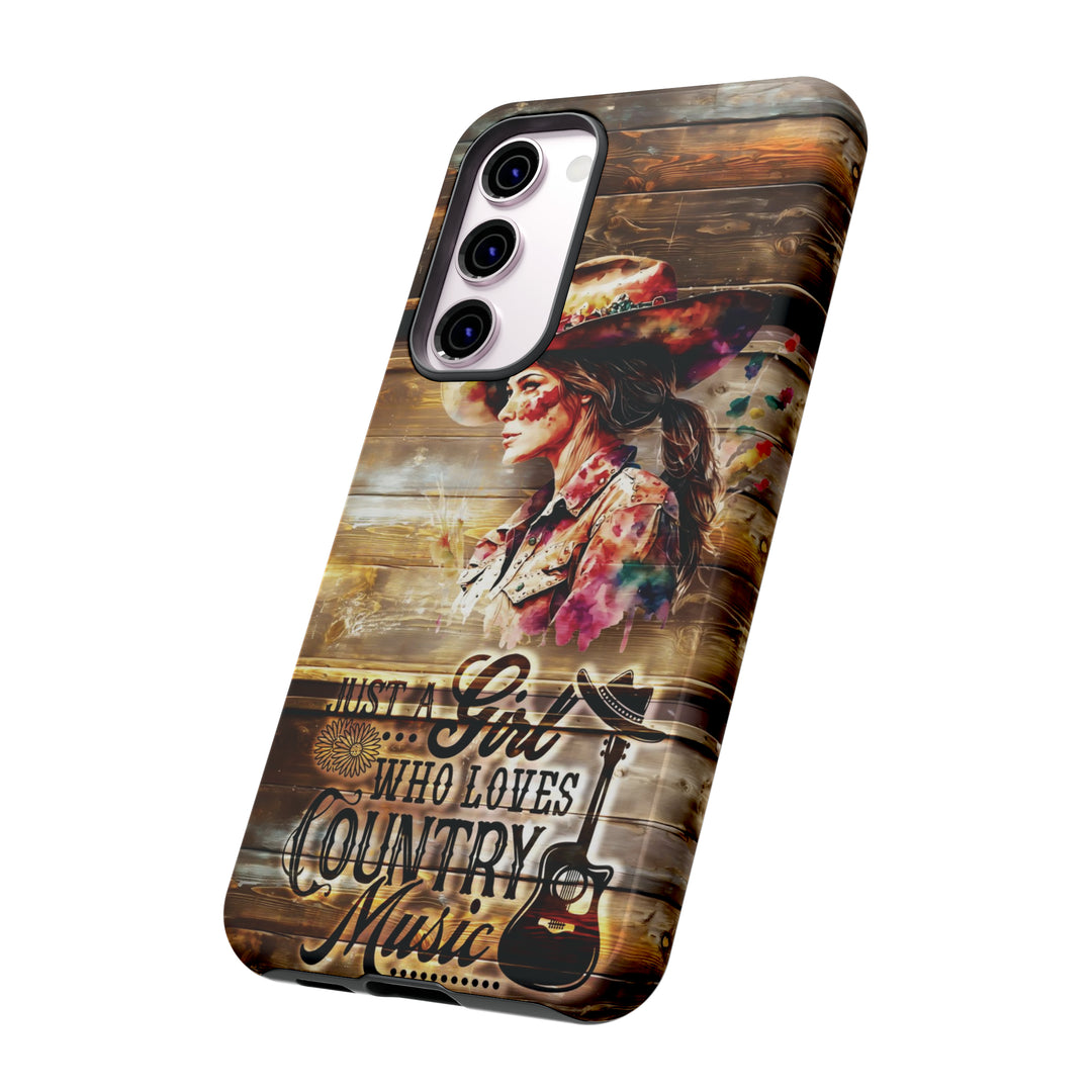 Cute Samsung Phone Case | Aesthetic Samsung Phone Case | Galaxy S23, S22, S21, S20 | Country Music Girl, Protective Phone Case - Studio40ParkLane