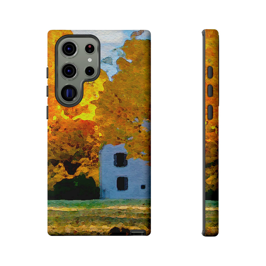Impact Resistant, Fall Leaves Watercolor, Cute Phone Cases for Samsung S24, S23, S22, S21, IPhone 15 pro Iphone 14 pro Iphone 13 IPhone 12 Iphone 11 - Studio40ParkLane