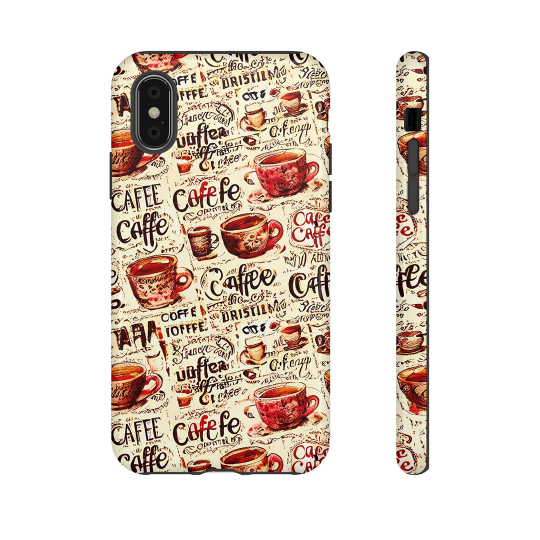 Impact Resistant, Paris Bistro Cafe, Cute Phone Cases for Samsung S24, S23, S22, S21, IPhone 15 pro Iphone 14 pro Iphone 13 IPhone 12 Iphone 11 - Studio40ParkLane