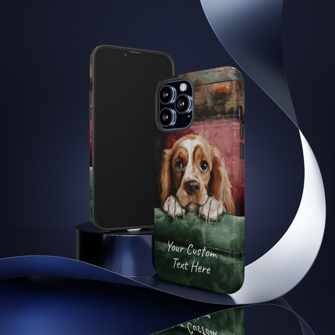 Personalize this Cute IPhone Case | Cocker Spaniel iPhone Case, iPhone 15 Case | iPhone 15 Case, Iphone 14 Case, Iphone 14 Pro Max Case - Studio40ParkLane