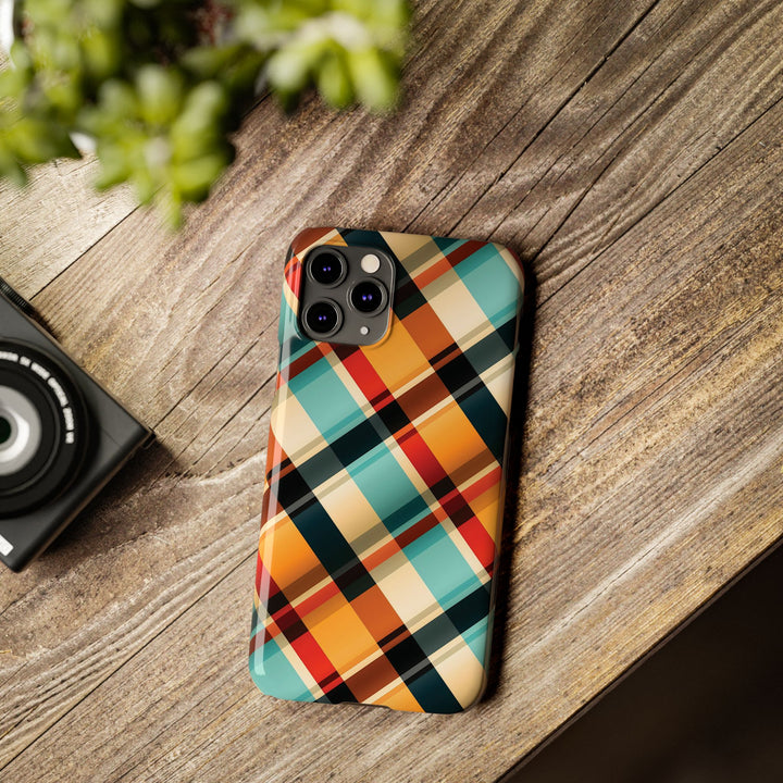 Slim Checkered Plaid Gift for Her Cute Phone Cases for Iphone 16 Pro Max | iPhone 15 Case | iPhone 15 Pro Max Case, Iphone 14, 13, 12, 11, 10, 8, 7 - Studio40ParkLane