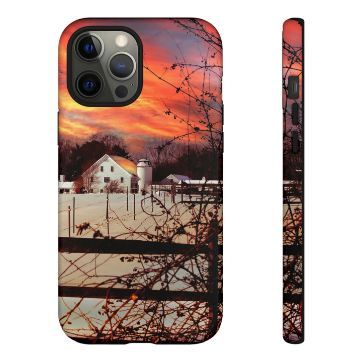 Cool Phone Case | Winter Sunset, For iPhone 15 Case | iPhone 15 Pro Case, Iphone 14 Case, Iphone 14 Pro Max Case, Protective Iphone Case - Studio40ParkLane