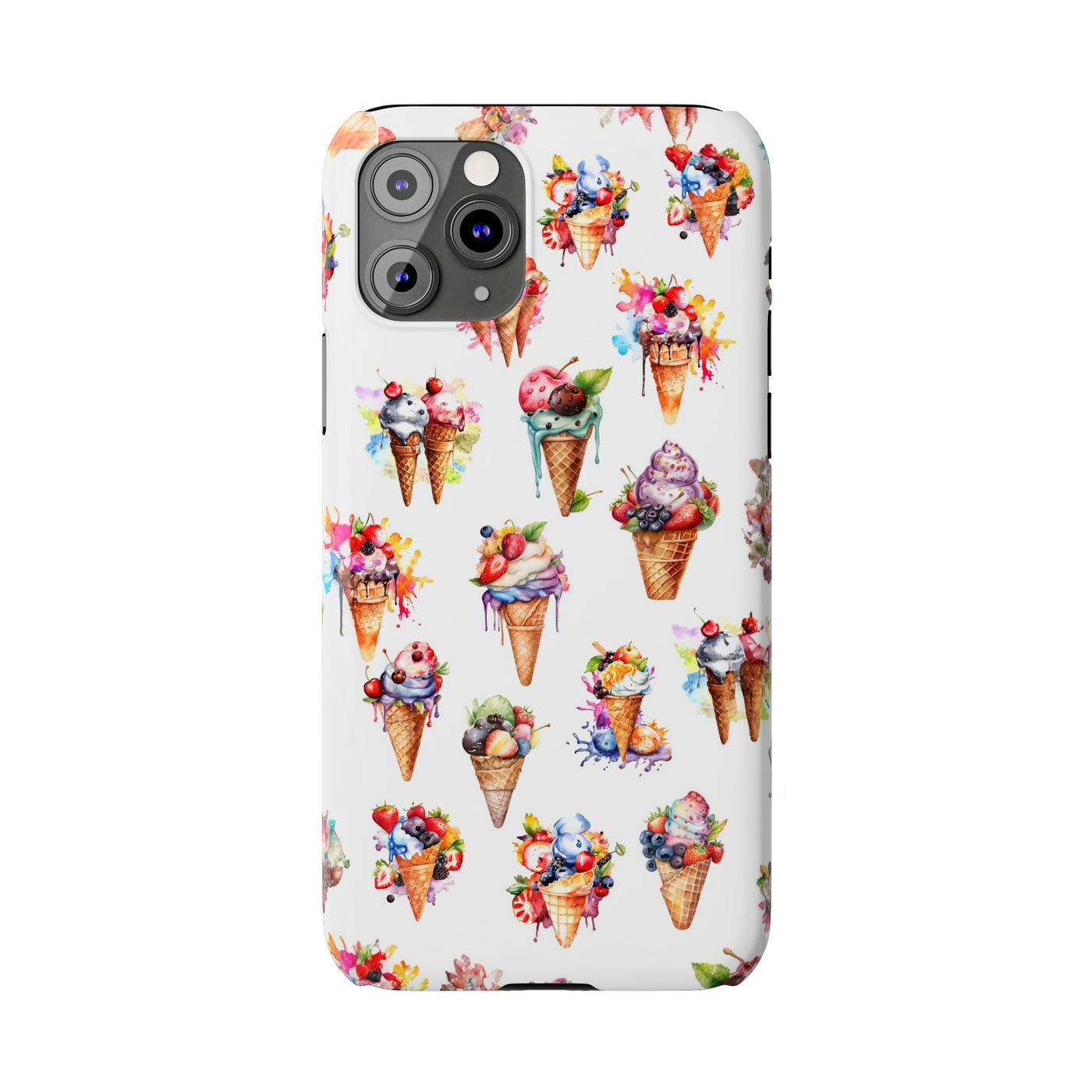 Summer Ice Cream Slim Cute Phone Cases for Iphone  | iPhone 15 Case | iPhone 15 Pro Max Case, Iphone 14, Iphone 14 Pro Max, Iphone 13