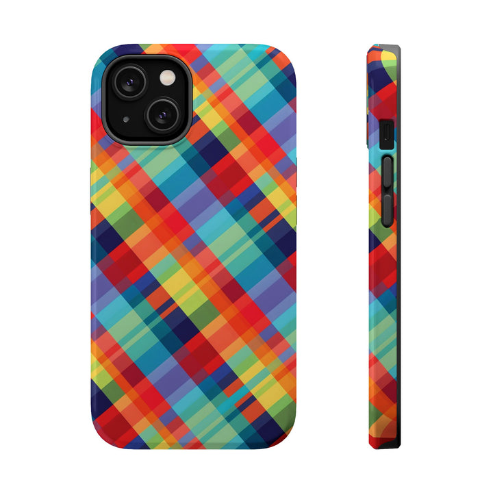 Checkered Plaid Magsafe Gift for Her Cute Phone Case for Iphone, | iPhone 16 | iPhone 15 Pro Max, Iphone 14 Pro Max, 13 12 11 10 9 8 7 - Studio40ParkLane