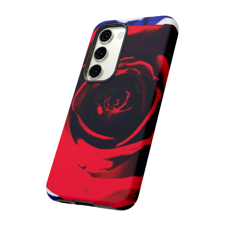 Cute Samsung Phone Case | Aesthetic Samsung Phone Case | Red Rose | Galaxy S23, S22, S21, S20 | Luxury Double Layer | Cool - Studio40ParkLane