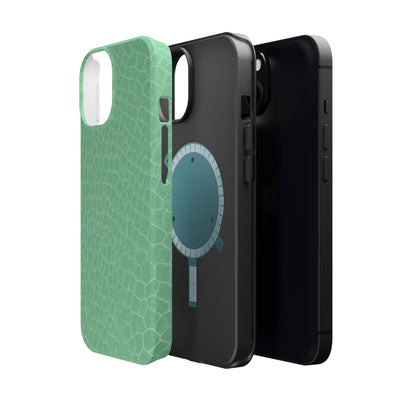 Non Leather Mint Color Pattern Magsafe Cute Phone Case for Iphone Gift for Her, | iPhone 15 Case | iPhone 15 Pro Max Case, Iphone 14, Iphone 14 Pro Max, Iphone 13, Iphone 16 - Studio40ParkLane