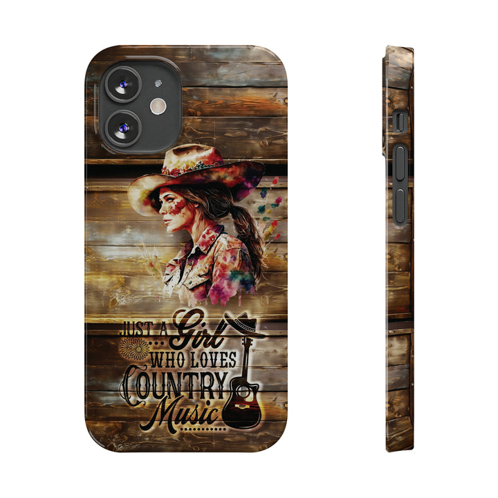 Slim Cute Phone Cases for Iphone - | iPhone 15 Case | iPhone 15 Pro Max Case, Iphone 14 Case, Iphone 14 Pro Max, Iphone 13, Country Music Girl - Studio40ParkLane