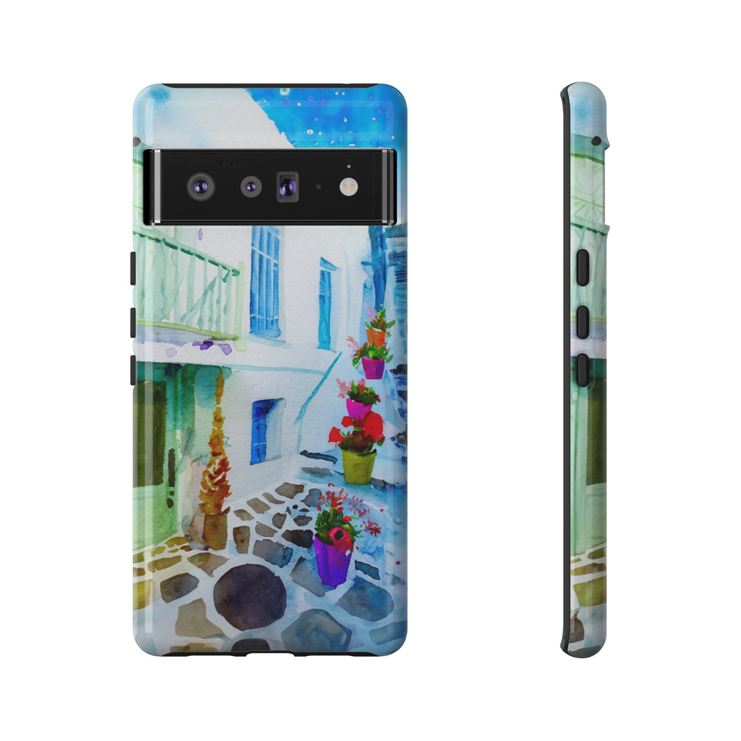 Impact Resistant, Greece House, Cute Phone Cases for Samsung S24, S23, S22, S21, IPhone 15 pro Iphone 14 pro Iphone 13 IPhone 12 Iphone 11 - Studio40ParkLane