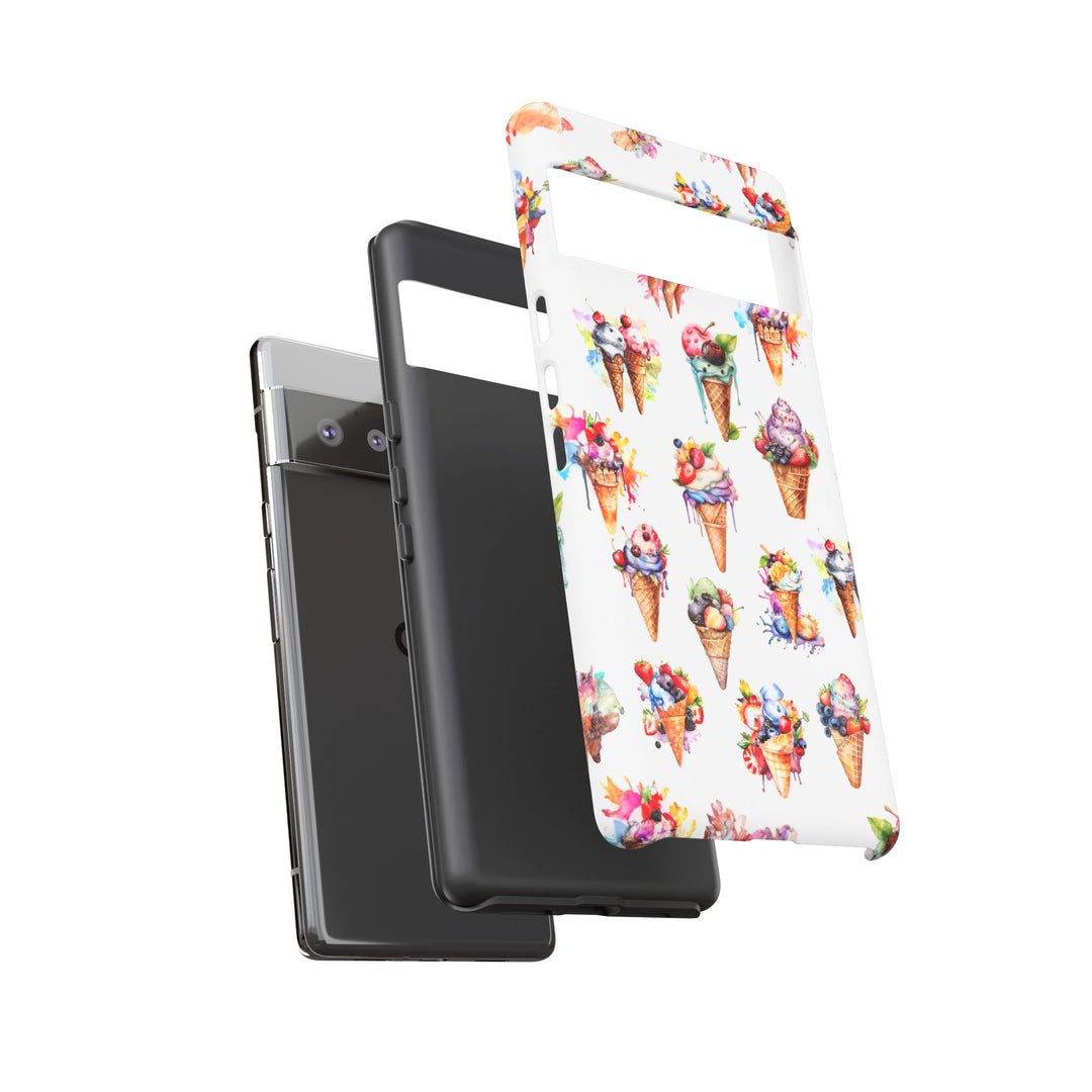 Impact Resistant, Summer Icecream, Cute Phone Cases for Samsung S24, S23, S22, S21, IPhone 15 pro, Iphone 14 pro, Iphone 13 IPhone 12, Iphone 11 - Studio40ParkLane
