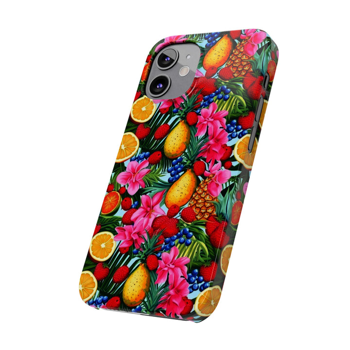 Slim Cute Phone Cases for Iphone - | iPhone 15 Case | iPhone 15 Pro Max Case, Iphone 14 Case, Iphone 14 Pro Max, Iphone 13, Summer Mixed Fruit - Studio40ParkLane