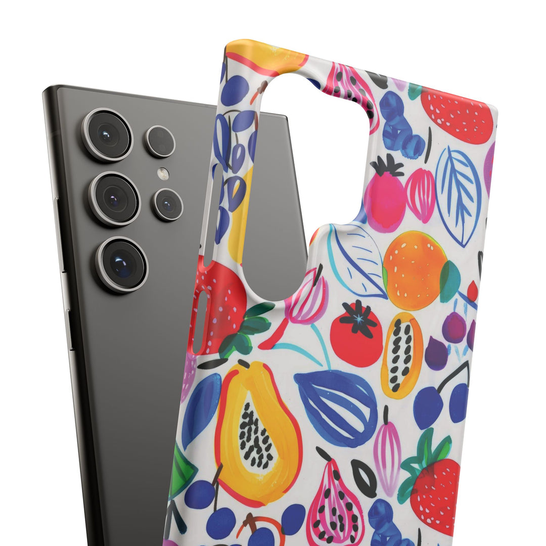Snap Cute Custom Phone Case, Summer Fruit case for iPhone 18 17 16 15 14 13 12 Pro Max, Samsung S26 S25 S24 S23 Ultra Protective Phone Case - Studio40ParkLane