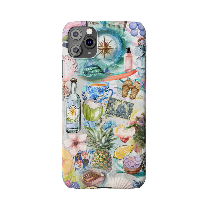 Slim Travel Coquette Collage Slim Cute Phone Cases for Iphone | iPhone 15 Case | iPhone 15 Pro Max Case, Iphone 14, Iphone 14 Pro Max, Iphone 13 - Studio40ParkLane