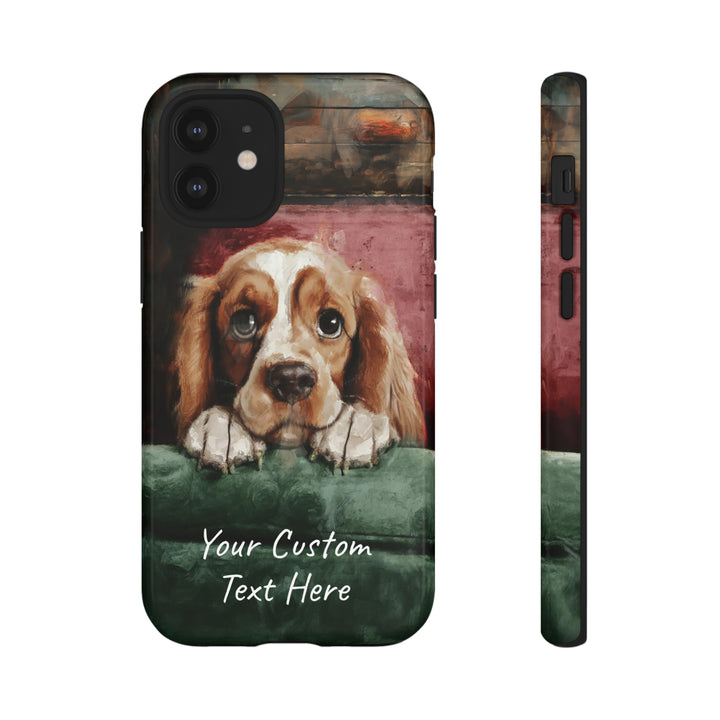 Personalize this Cute IPhone Case | Cocker Spaniel iPhone Case, iPhone 15 Case | iPhone 15 Case, Iphone 14 Case, Iphone 14 Pro Max Case - Studio40ParkLane