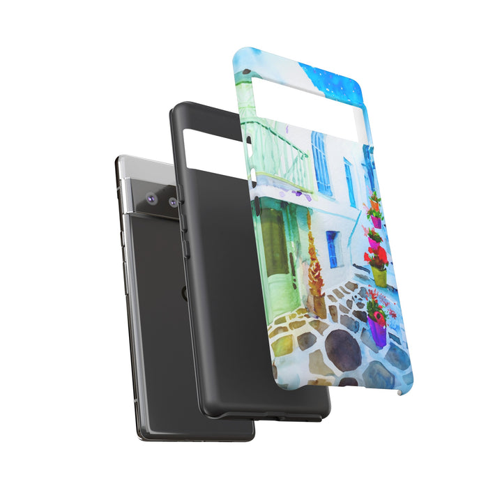 Impact Resistant, Greece House, Cute Phone Cases for Samsung S24, S23, S22, S21, IPhone 15 pro Iphone 14 pro Iphone 13 IPhone 12 Iphone 11 - Studio40ParkLane