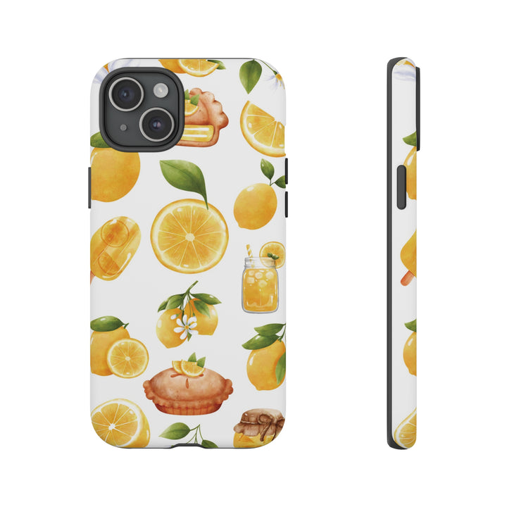 Cute IPhone Case | Summer Fruit Lemon, iPhone 15 Case | iPhone 15 Pro Case, Iphone 14 Case, Iphone 14 Pro Max Case, Protective Iphone Case - Studio40ParkLane