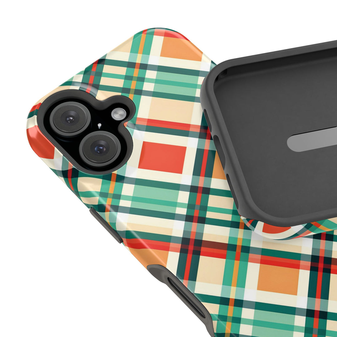 Checkered Plaid Magsafe Gift for Her Cute Phone Case for Iphone, | iPhone 16 | iPhone 15 Pro Max, Iphone 14 Pro Max, 13 12 11 10 9 8 7 - Studio40ParkLane