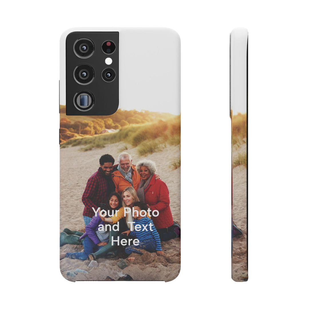 Snap Custom Personalized Family/Pet Cute Phone Cases for Samsung Galaxy S24, S23, S22, S21, S20, Plus, Ultra, Iphone 16, 15, 14, Pro and Max - Studio40ParkLane